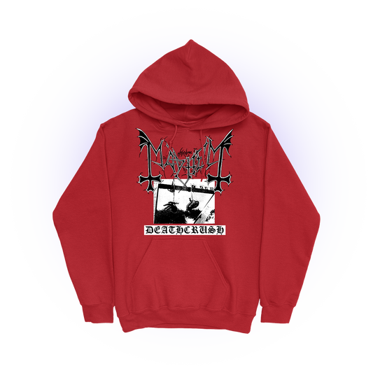 Deathcrush Pullover Hoodie (Red)