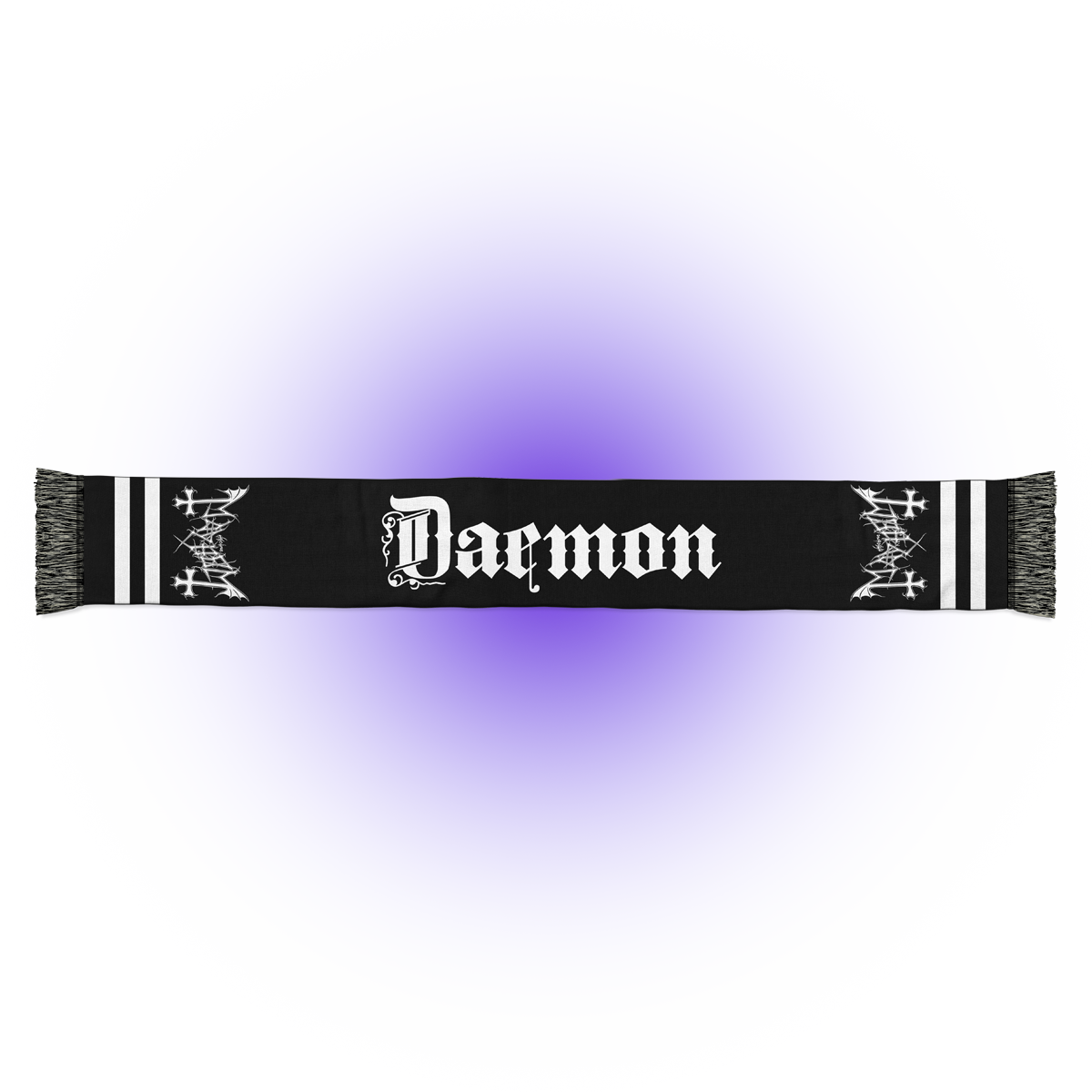 Logo Daemon Scarf (Black/White)