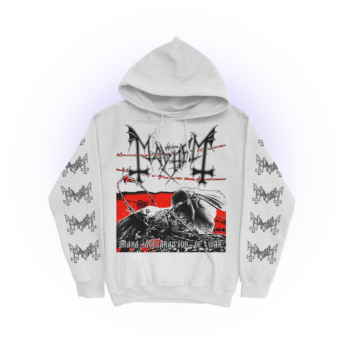 Grand Declaration of War Pullover Hoodie (White)