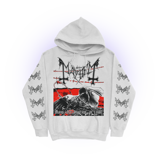 Grand Declaration of War Pullover Hoodie (White)