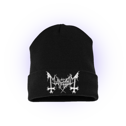 Logo Cuff Beanie (Black)