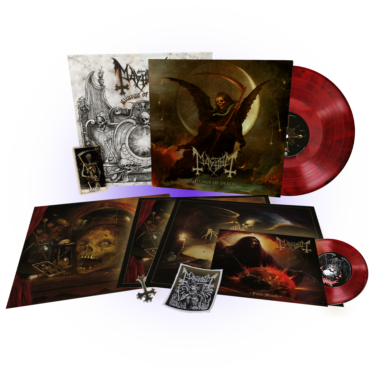 Liturgy of Death LP/7" DLX Box Set (Red/Black)