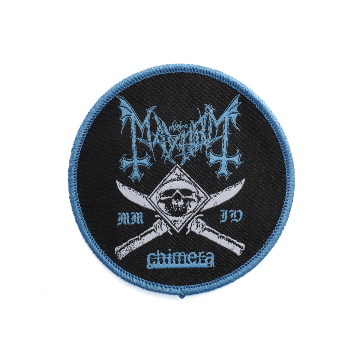 Chimera Skull Patch (Blue/Black)