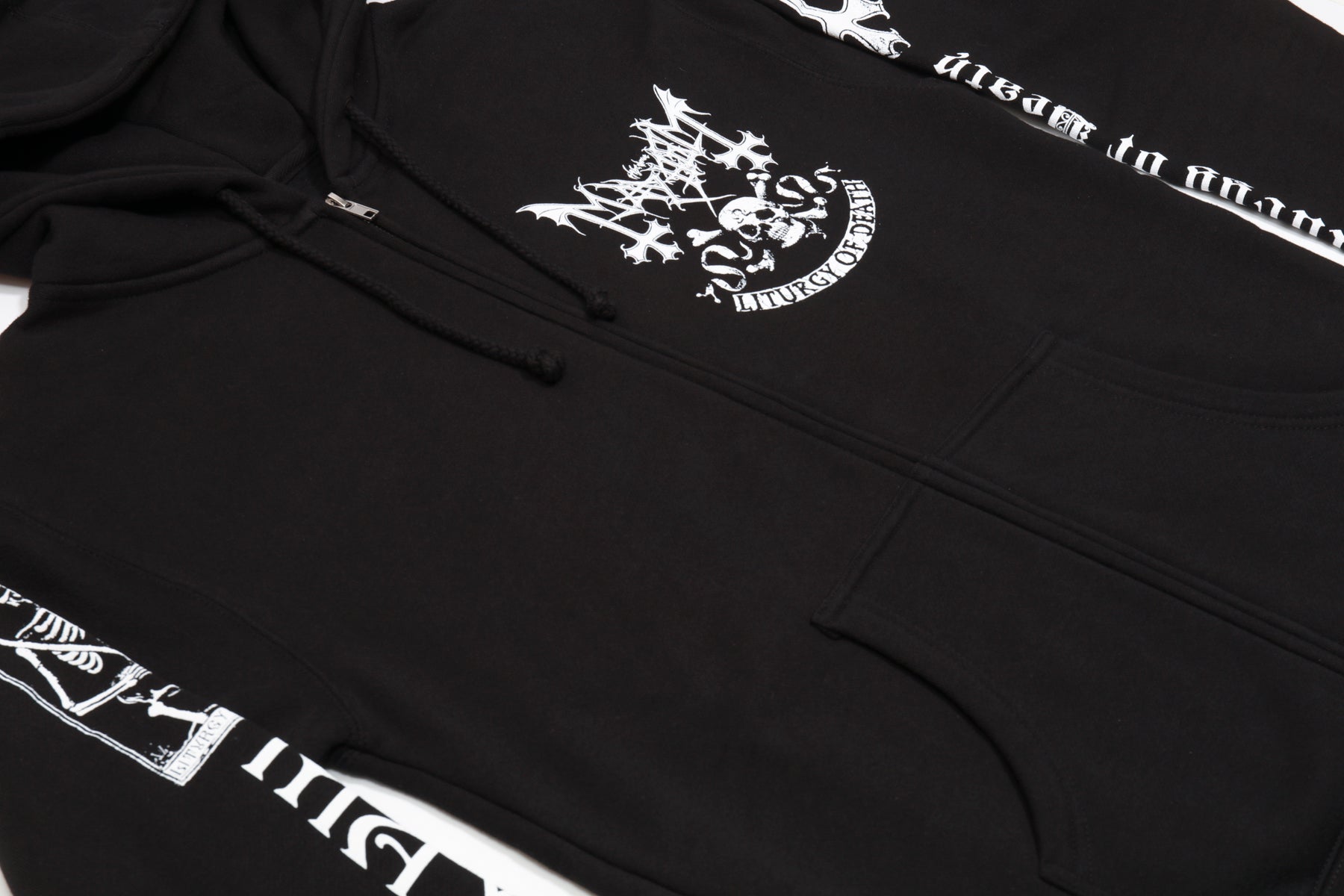 Omega Skull Zip Up Hoodie (Black) – Mayhem Store US