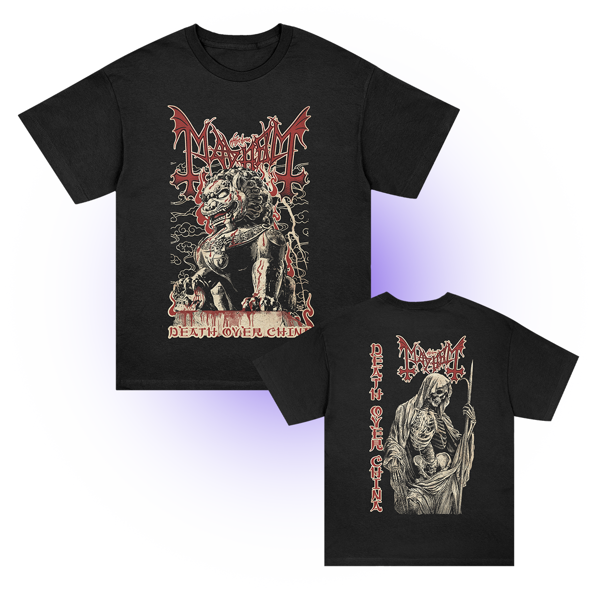 Death Over China T-Shirt (Black)