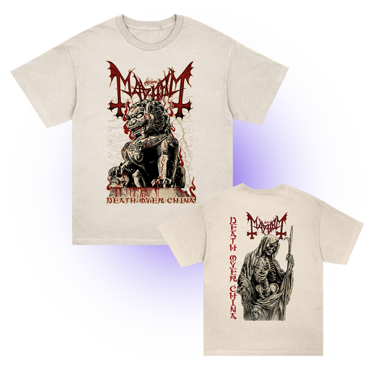 Death Over China T-Shirt (Cream)