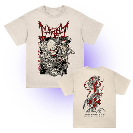 Death Over Japan T-Shirt (Cream)